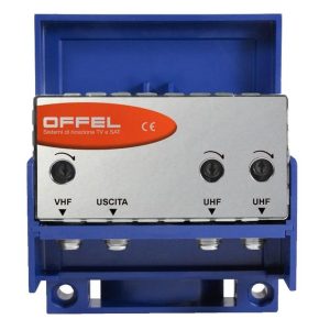 OF28050 – Amplificatore TV 1 VHF 2 UHF 29dB – 1 OUT